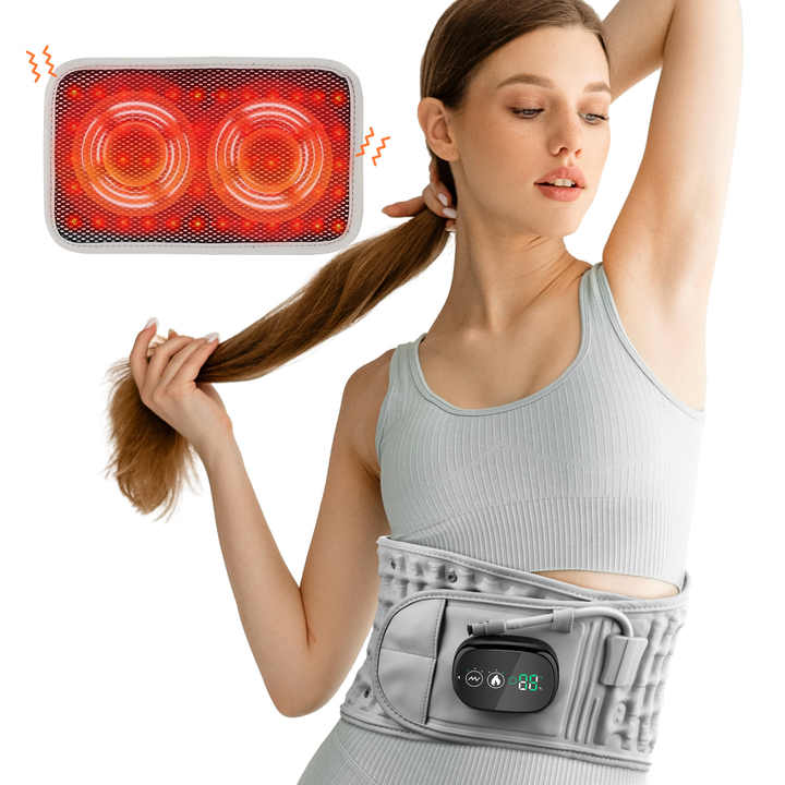 Back Decompression Belt With Red Light Therapy