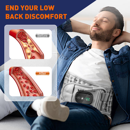 Back Decompression Belt With Red Light Therapy