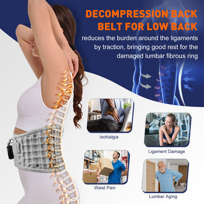 Back Decompression Belt With Red Light Therapy