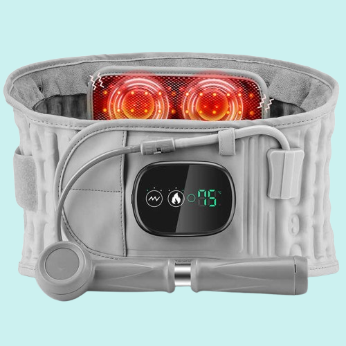 Back Decompression Belt With Red Light Therapy